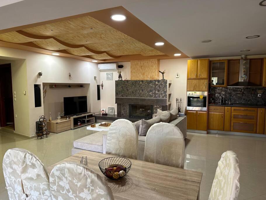 Kámpos Lux House With Gardenヴィラ エクステリア 写真